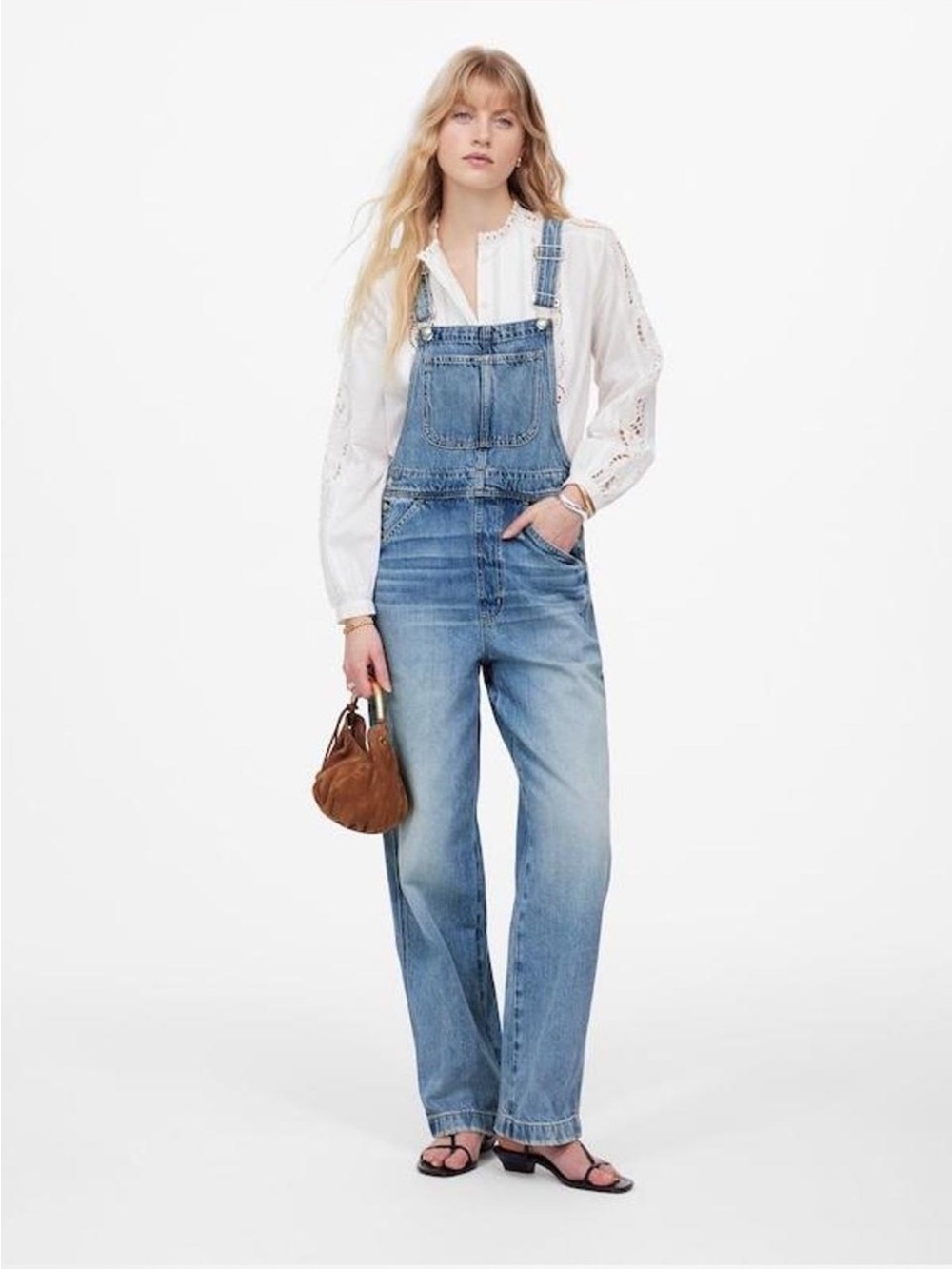 Madewell Relaxed Carpenter Denim Overalls